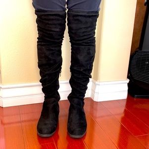 Catherine Malandrino - size 8 - over the knee black boots